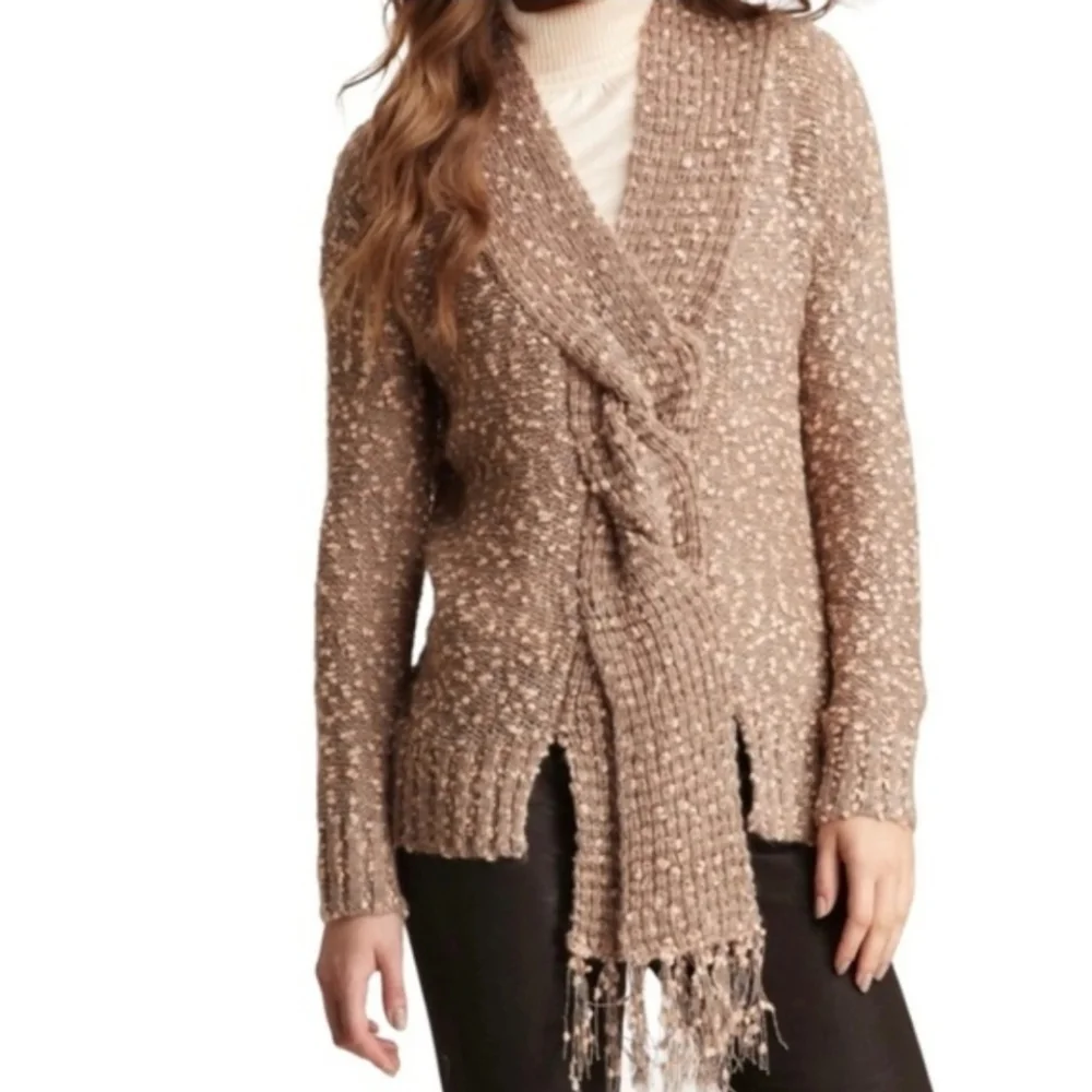 Knitted Tie Front Cardigan Size‎ Medium by Shu Shu for Anthropologie